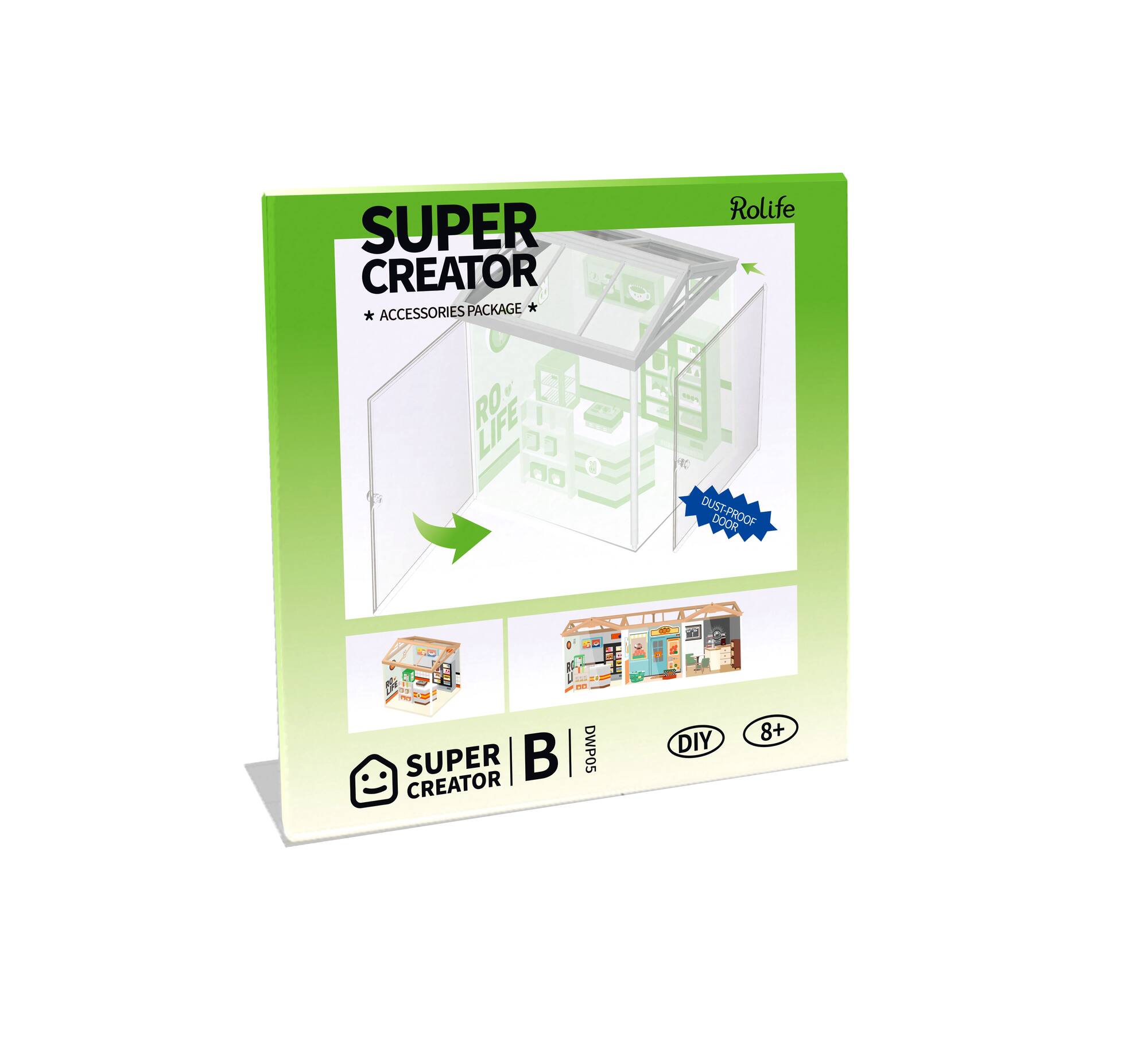 Rolife® Super Creator DIY Miniature Door Accessory